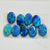 3.65 Cts Australian Opal Doublet Stone Cabochon 9Pcs 6X4 Mm