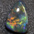 3.71 Cts Australian Black Opal Lightning Ridge Solid Stone