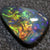 3.71 Cts Australian Black Opal Lightning Ridge Solid Stone