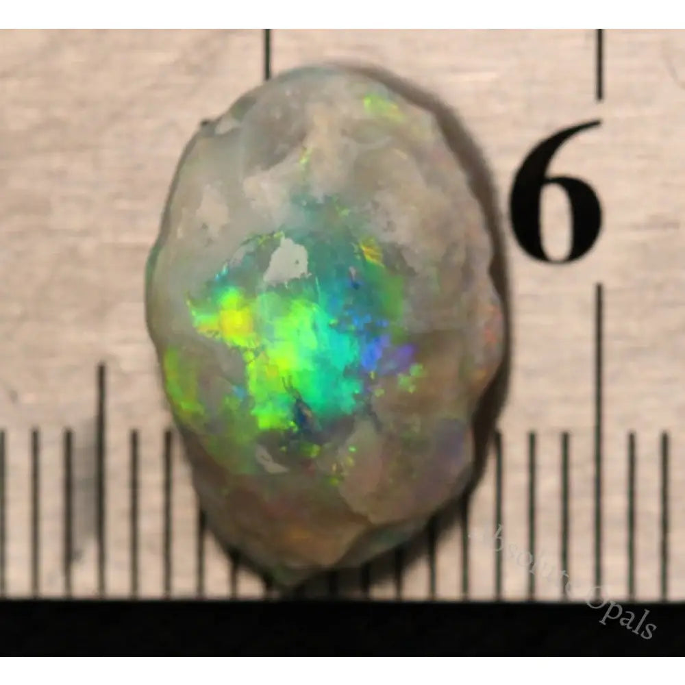 3.72 Cts Single Opal Rough Rub 15.3X10.6X5.6Mm