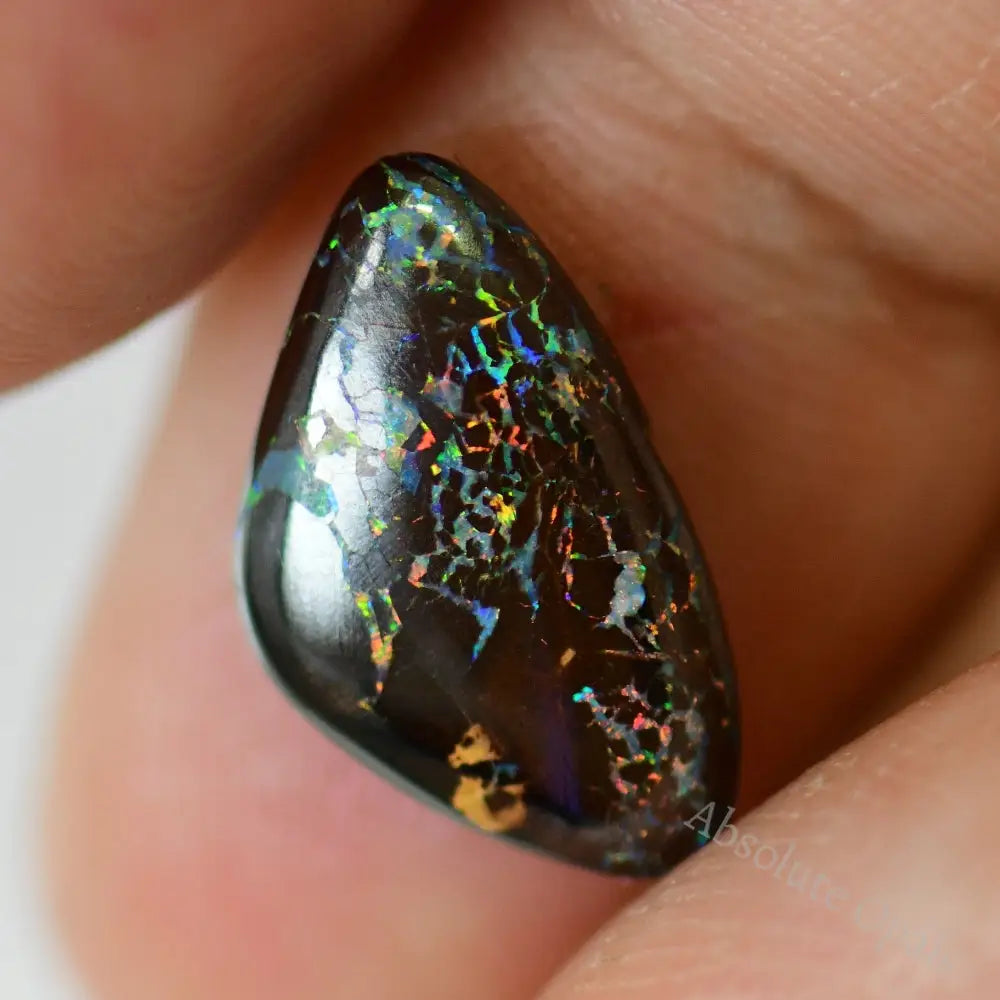 3.78 Cts Australian Boulder Opal Cut Stone