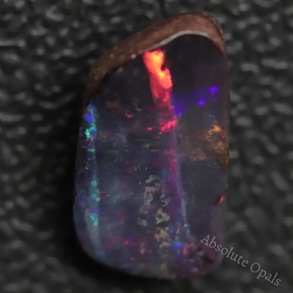 3.80 Cts Australian Boulder Opal Cut Loose Stone