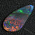 3.90 Cts Australian Opal Solid Gem Stone Lightning Ridge Black