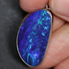 3.90 G Australian Doublet Opal With Silver Pendant: L 37.5 Mm Jewellery