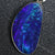 3.90 G Australian Doublet Opal With Silver Pendant: L 37.5 Mm Jewellery