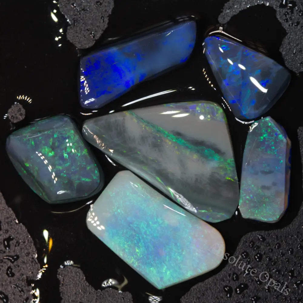 black rough opal