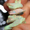 30.20 Cts Australian Solid Semi Black Opal Rough Lightning Ridge Parcel