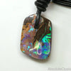 boulder opal pendant