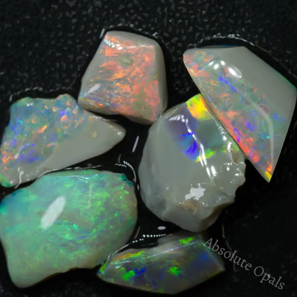 Australian Rough Opal Parcel, Rubs Lightning Ridge Gem 