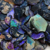 Australian Rough Black Opal Parcel Lightning Ridge - Potch and Colour