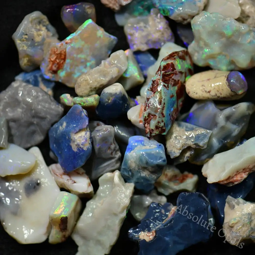 Australian  Rough Opal Parcel Lightning Ridge Beginners