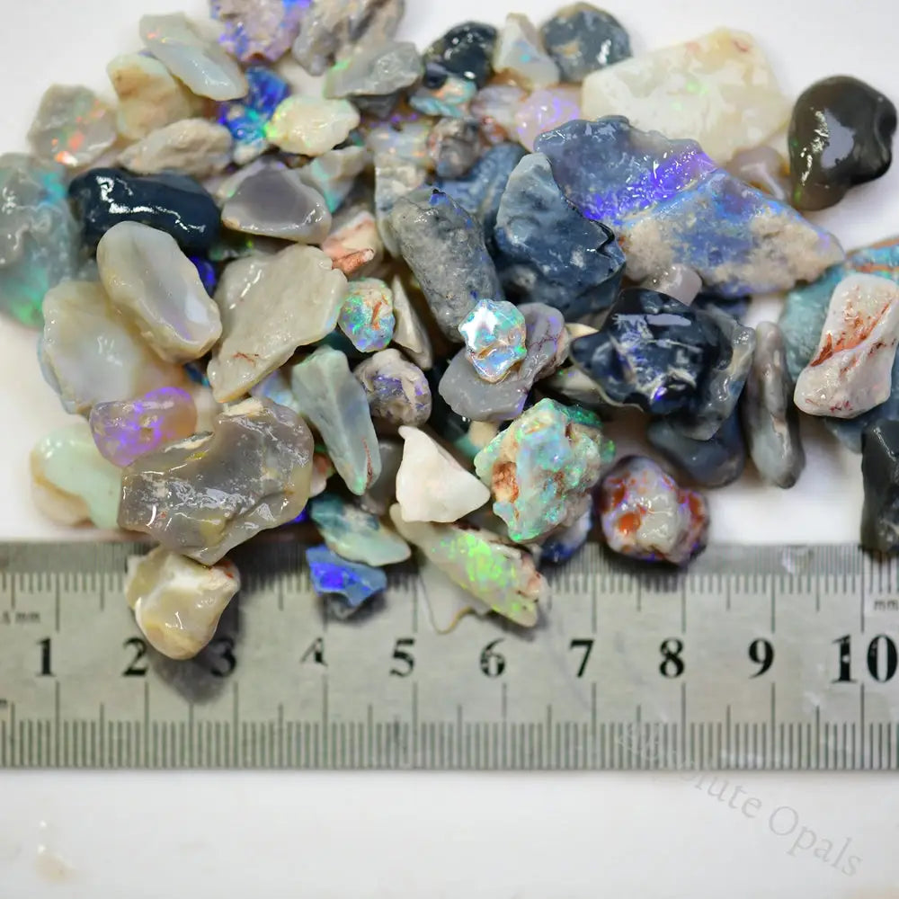 300 Cts Australian Rough Opal Parcel Lightning Ridge Beginners