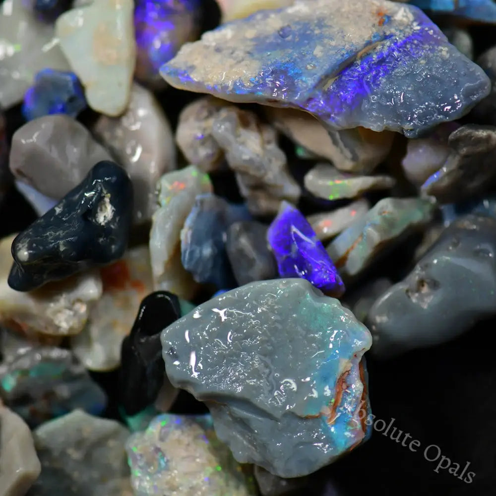 Australian  Rough Opal Parcel Lightning Ridge Beginners