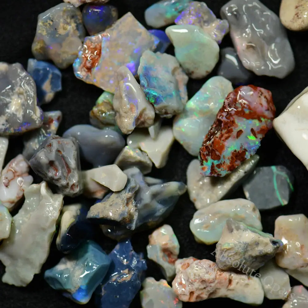 Australian  Rough Opal Parcel Lightning Ridge Beginners