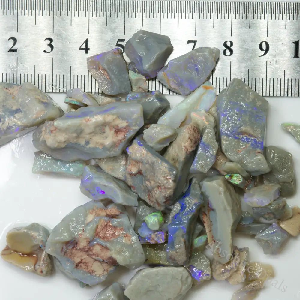 300 Cts Australian Rough Opal Parcel Lightning Ridge - Potch And Colour