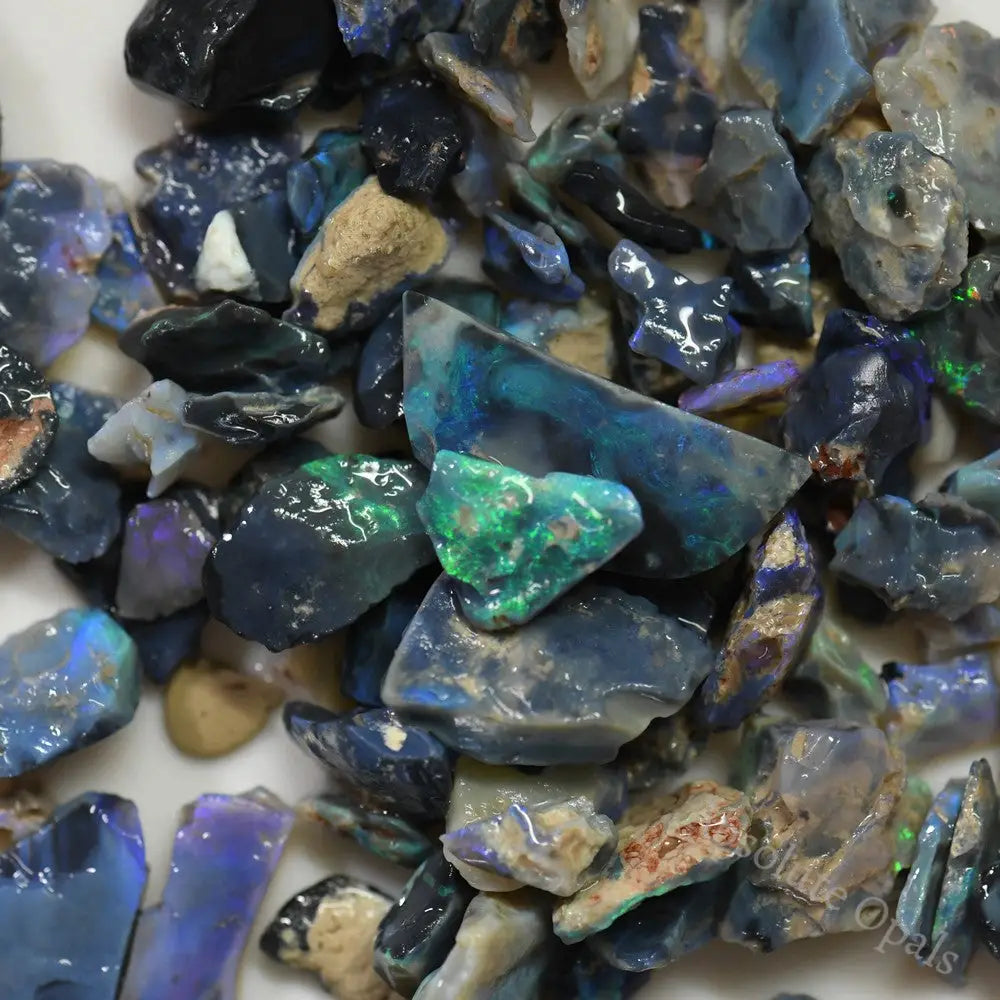 Australian Rough Opal Parcel, Lightning Ridge - Potch and Colour