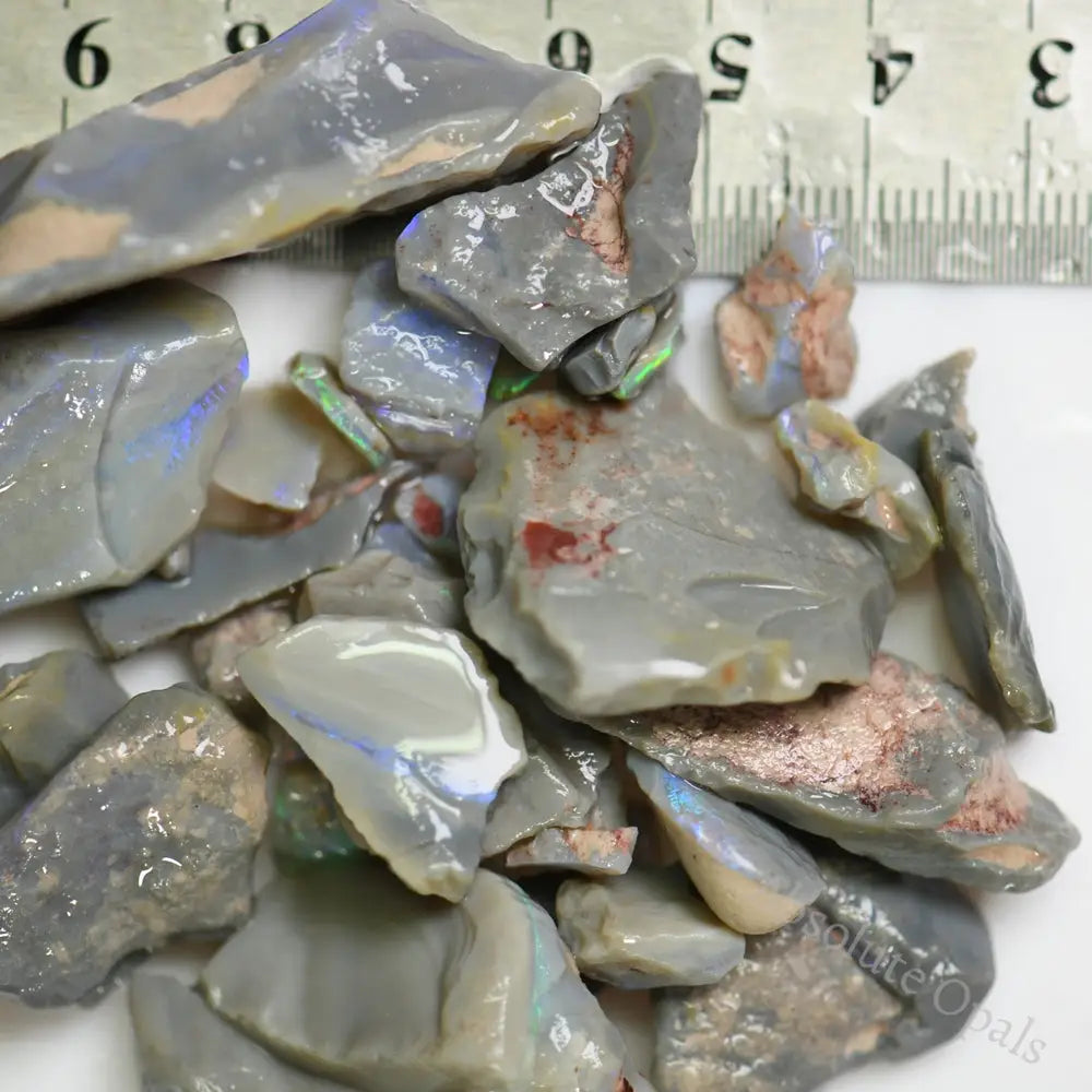 300 Cts Australian Rough Opal Parcel Lightning Ridge - Seam