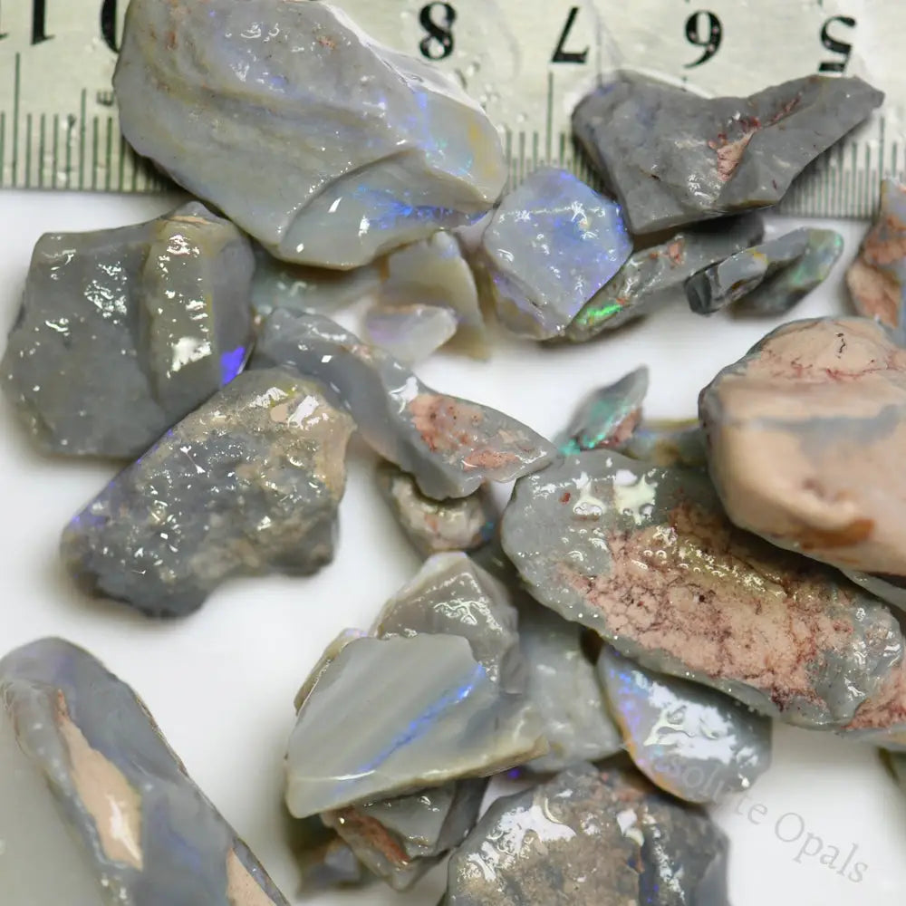 300 Cts Australian Rough Opal Parcel Lightning Ridge - Seam