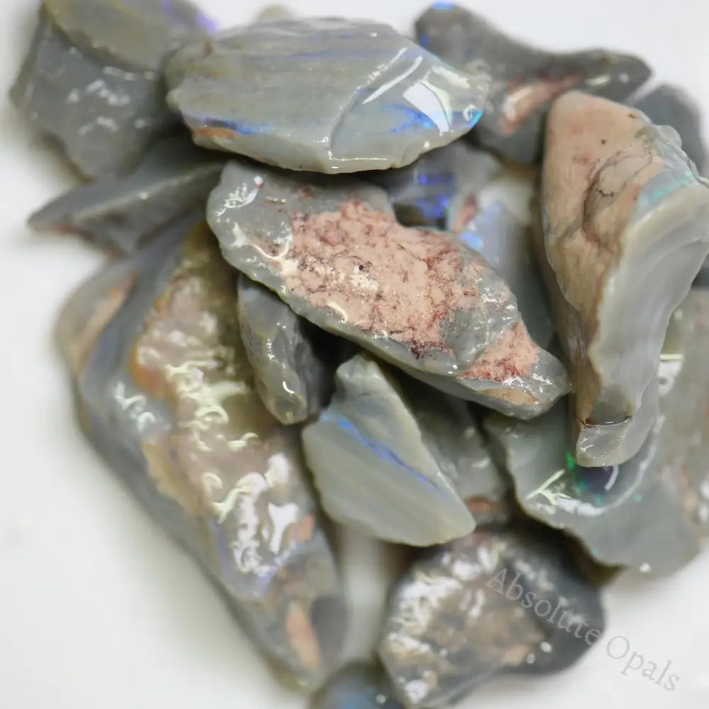 300 Cts Australian Rough Opal Parcel Lightning Ridge - Seam