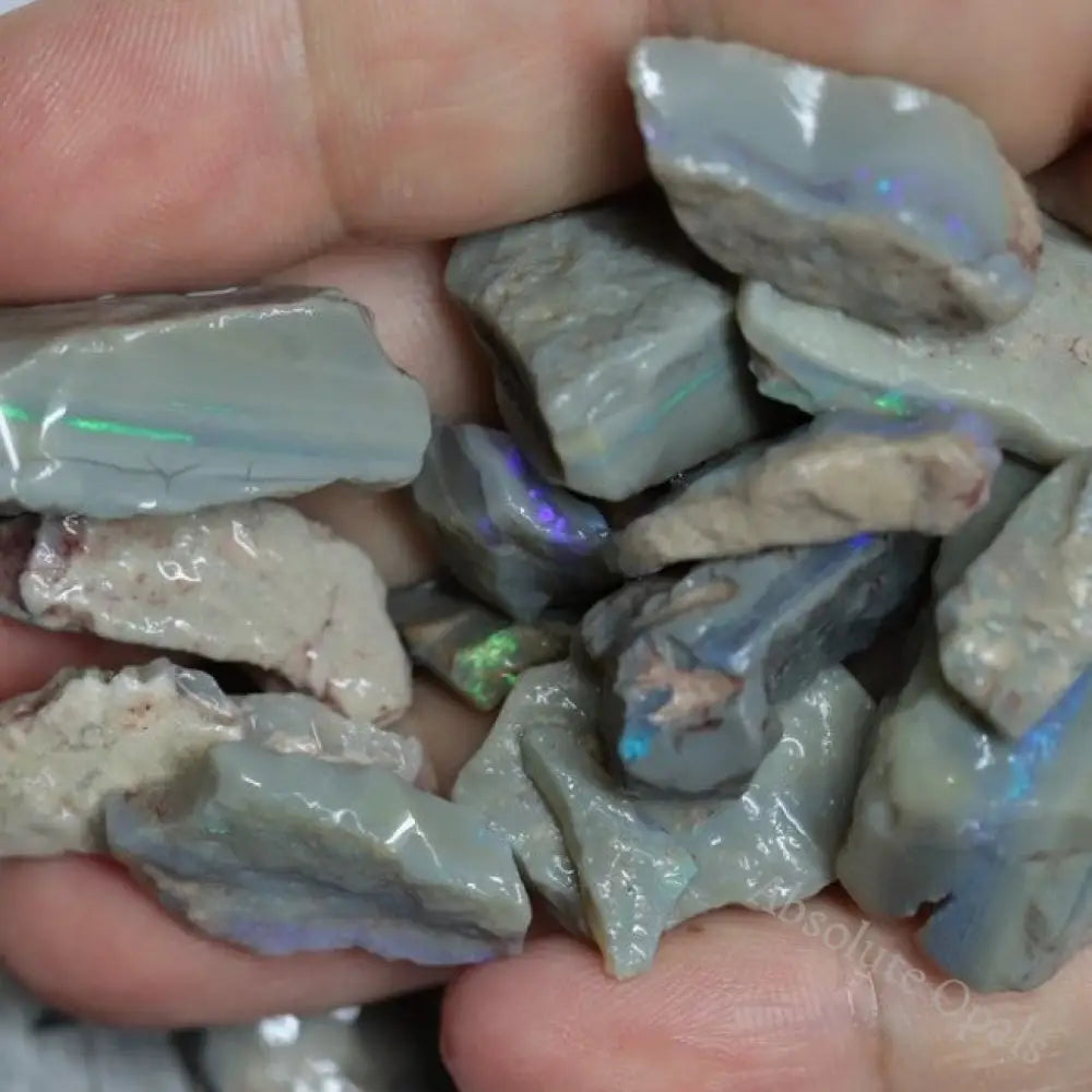 300 Cts Opal Rough Parcel 7.0-29.0X5.0-18.8X2.0-17.6Mm