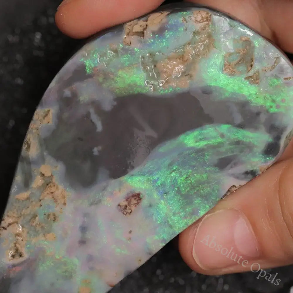 306.70 Cts Australian Black Opal Rough Lightning Ridge