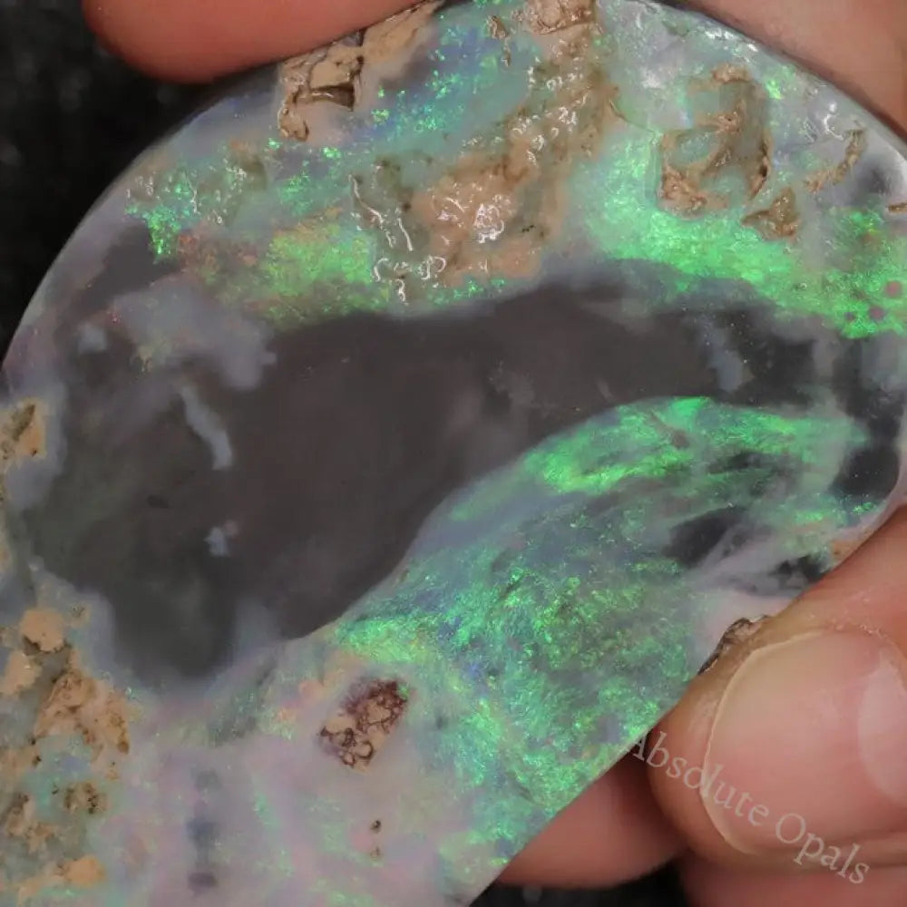 306.70 Cts Australian Black Opal Rough Lightning Ridge