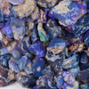 Australian Rough Black Opal Parcel Lightning Ridge - Potch and Colour