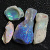 31.0 Cts Black Opal Rough Parcel 13.6-26.3X8.1-14.3X6.1-9.9Mm Au