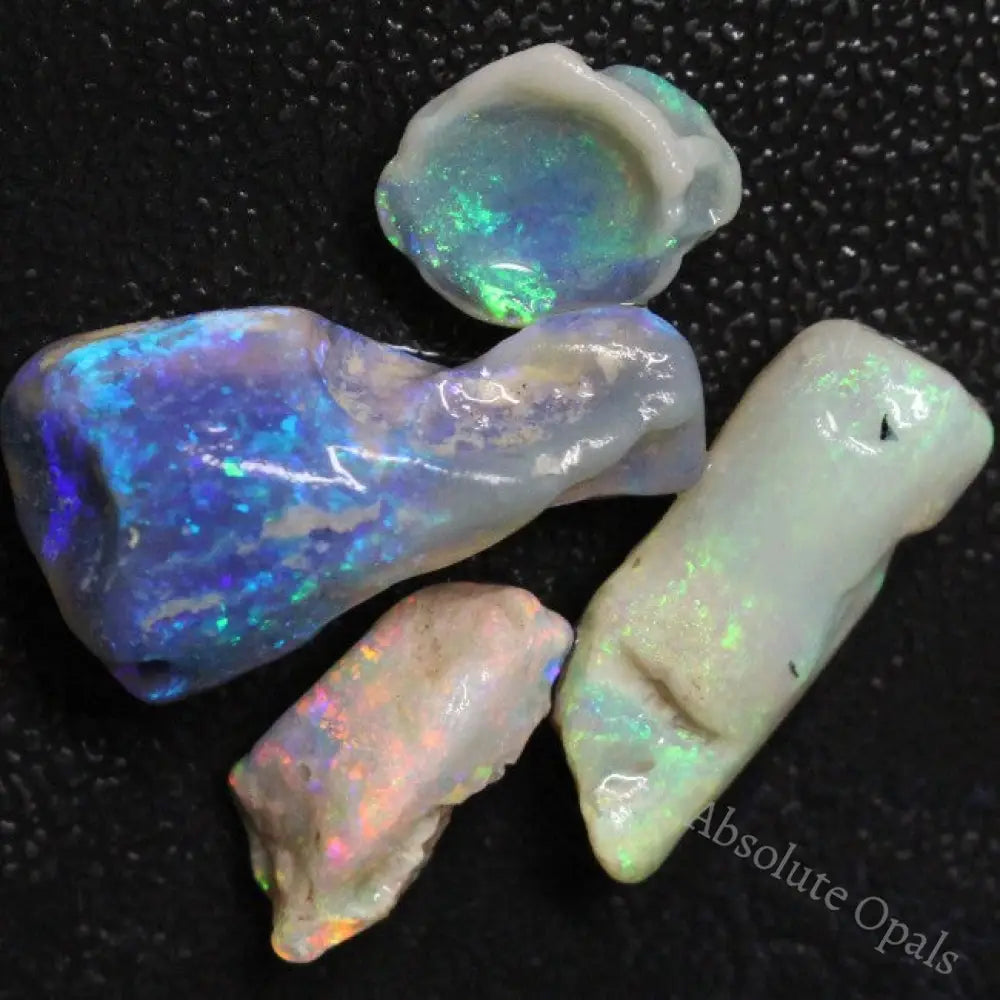 Australian, Solid Semi Black Opal Rough, Lightning Ridge Parcel