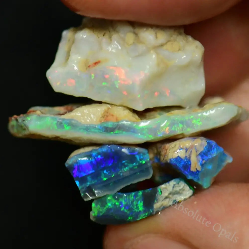 31.25 Cts Australian Rough Opal Parcel Lightning Ridge