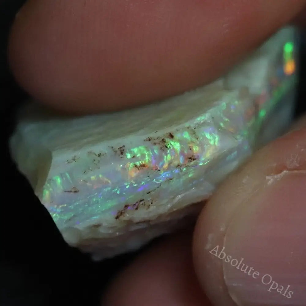 31.5 Cts Australian Semi-Black Opal Rough Gem Lightning Ridge