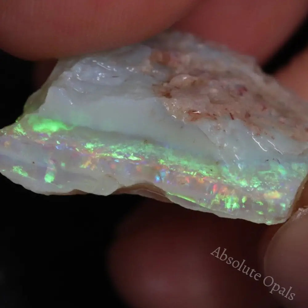 31.5 Cts Australian Semi-Black Opal Rough Gem Lightning Ridge