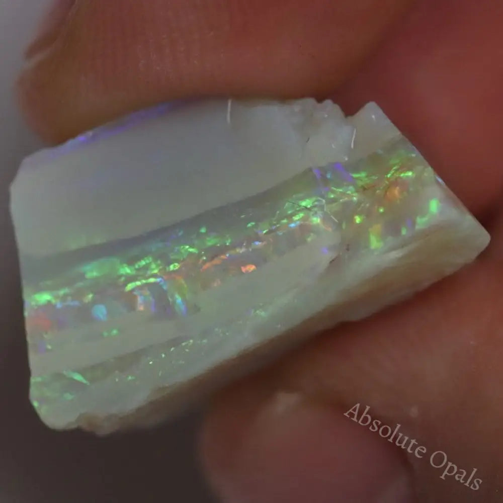 31.5 Cts Australian Semi-Black Opal Rough Gem Lightning Ridge