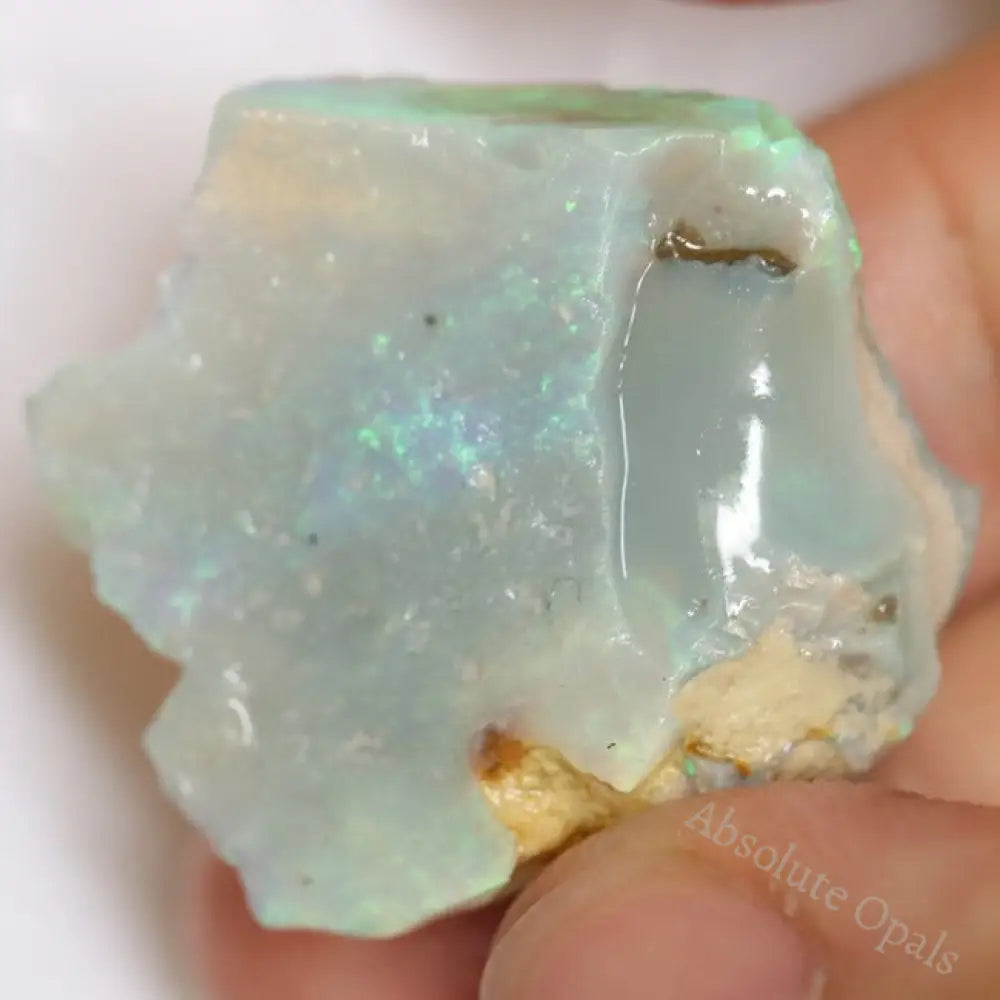 31.95 Cts Australian Lightning Ridge Opal Rough For Carving