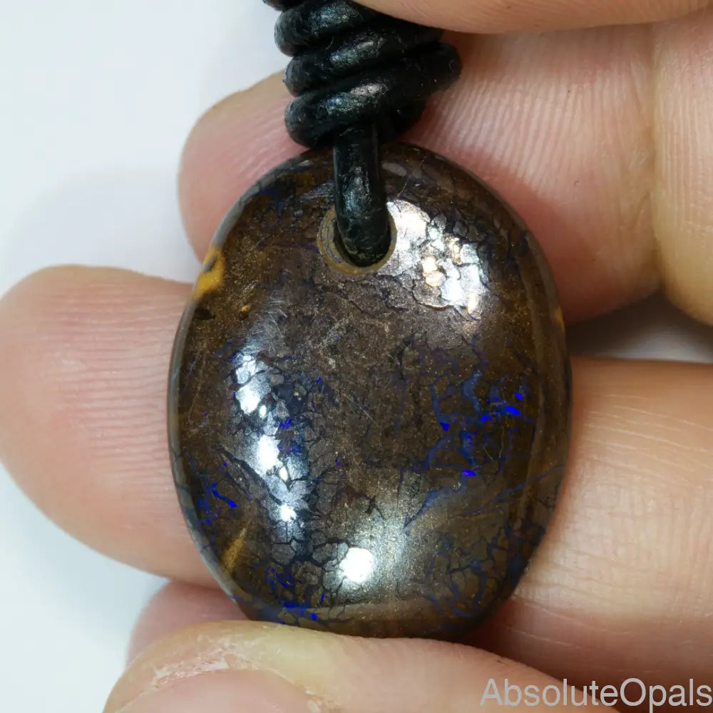 Boulder opal pendant