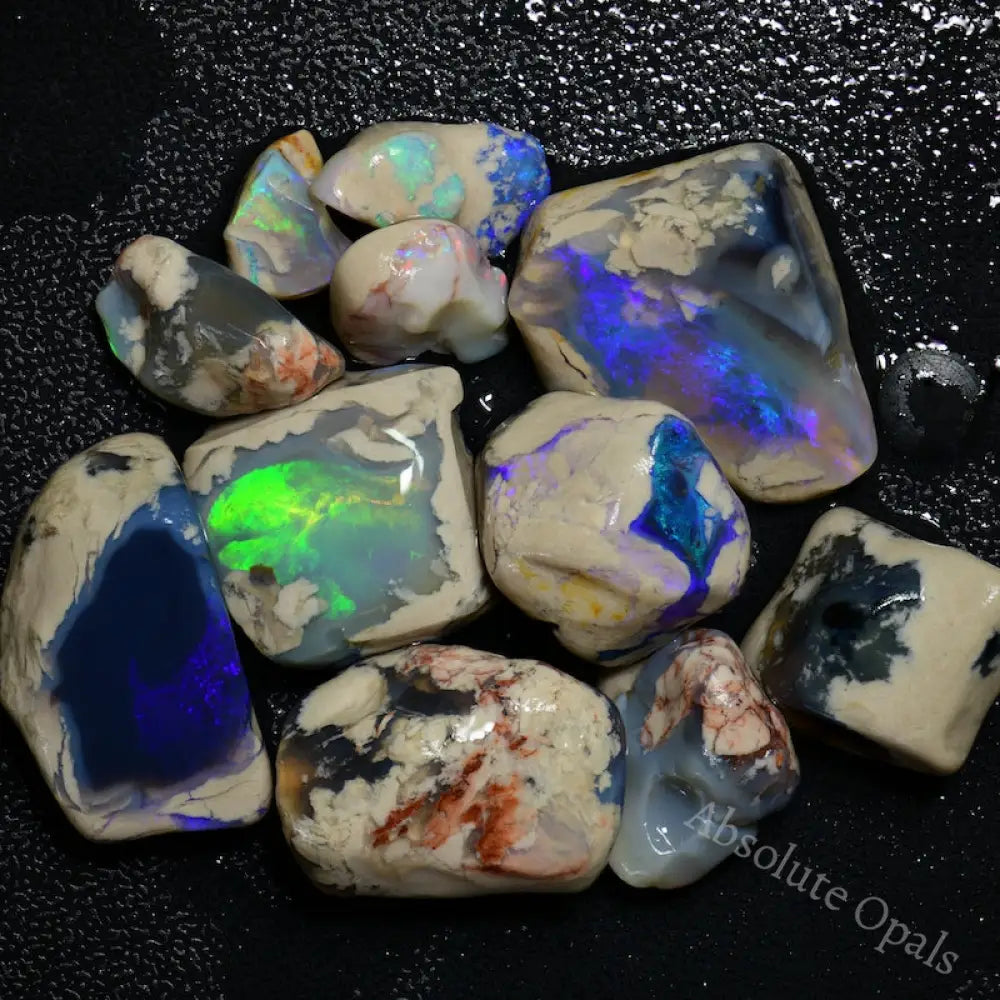 310.0 Cts Australian Rough Opal Parcel Nobby Lightning Ridge