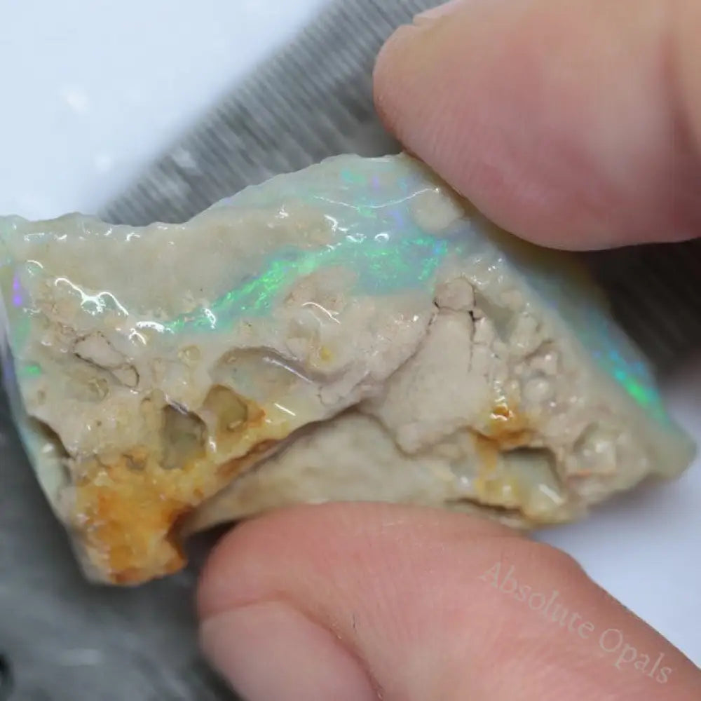 32.1 Cts Single Opal Rough 34.5X19.7X11.1Mm