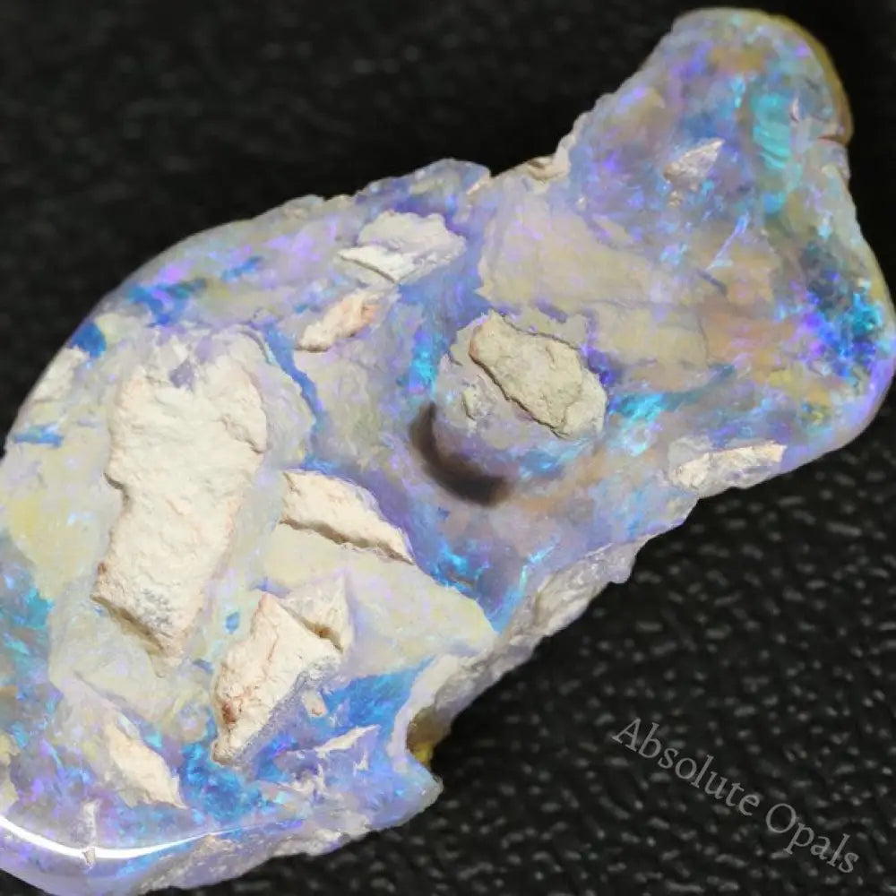 Australian Semi Black Opal Rough, Lightning Ridge, Polished Specimen