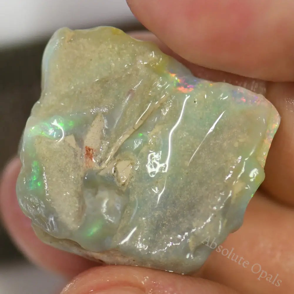 32.95 Cts Australian Rough Opal Lightning Ridge For Carving