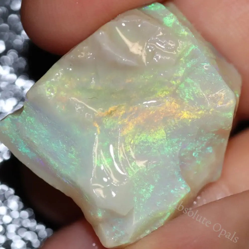 33.05 Cts Single Opal Rough 24.5X22.8X11.8Mm