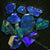 33.10 Cts Australian Rough Black Opal Parcel Rubs Lightning Ridge Cmr