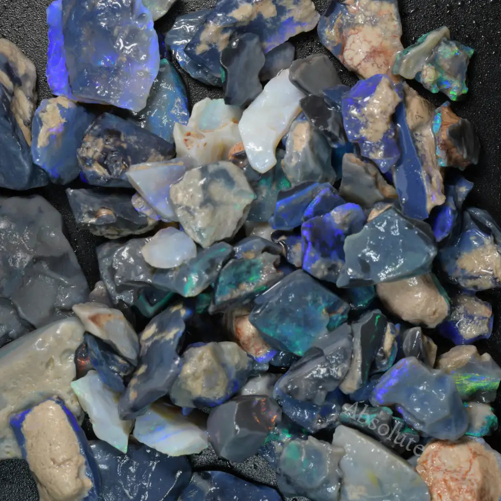 black opal rough