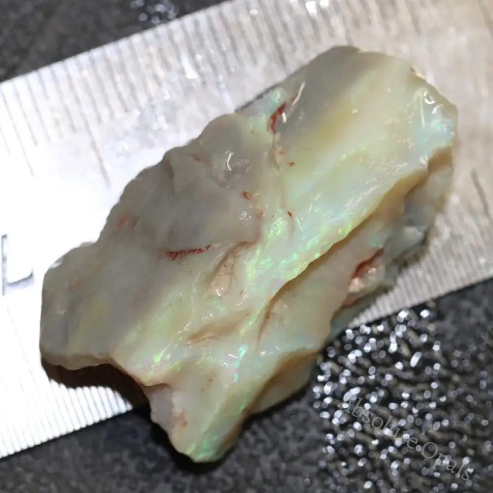 34.0 Cts Single Opal Rough For Carving 33.3X28.4X12.5Mm