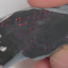 34.45 Cts Australian Black Opal Rough Lightning Ridge Polished Specimen