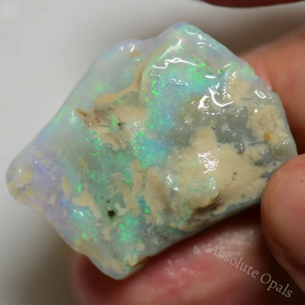 35.1 Cts Australian Rough Opal Lightning Ridge For Carving