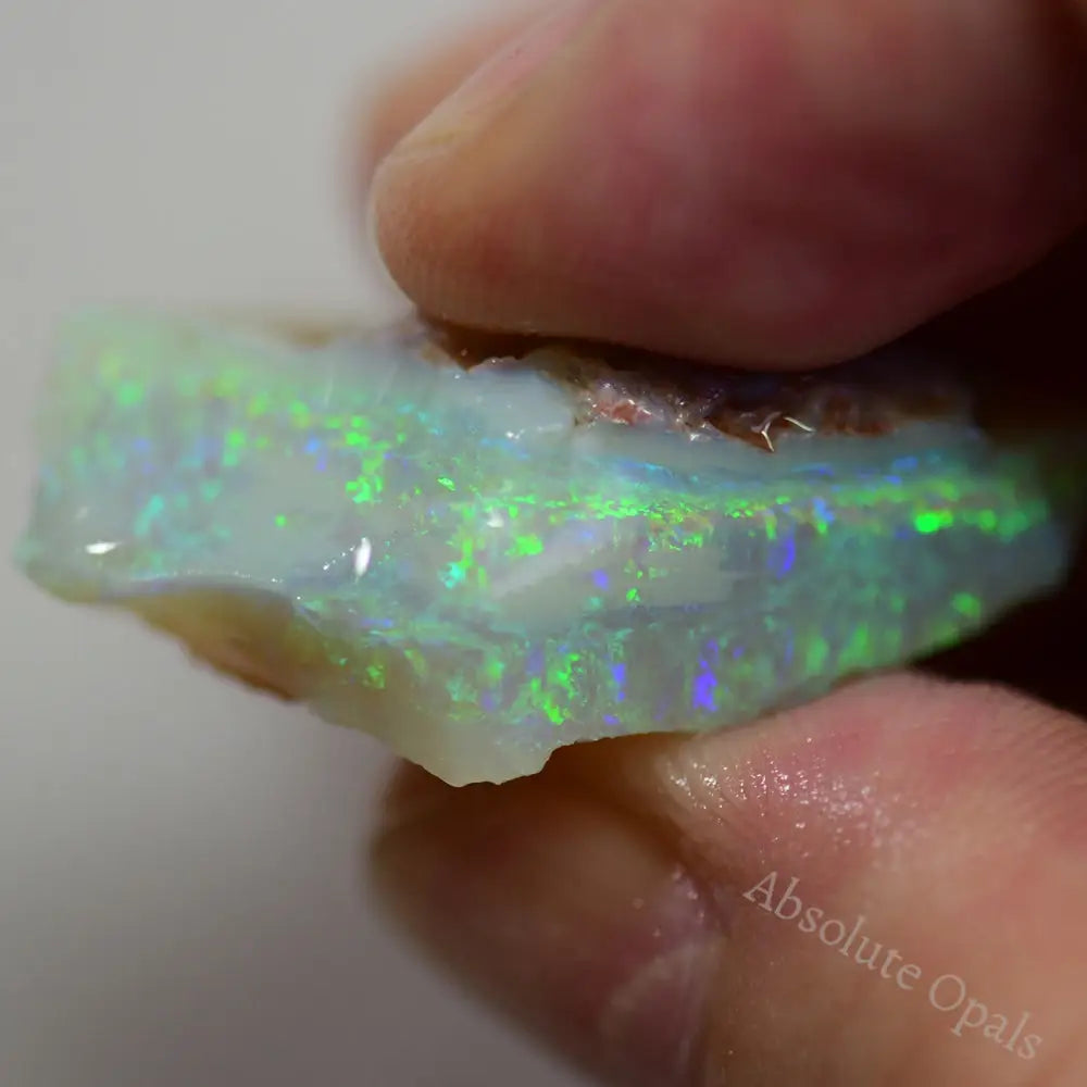 35.7 Cts Australian Rough Opal Lightning Ridge Single