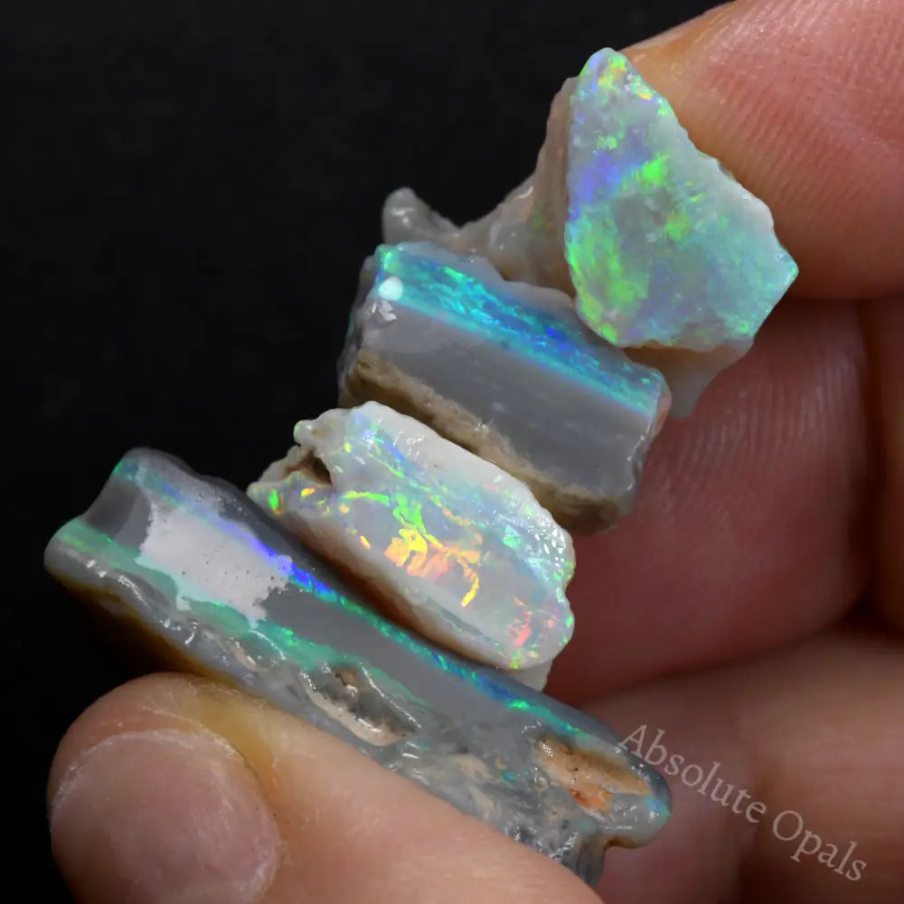 35.8 cts Rough Opal Parcel Rubs Lightning Ridge