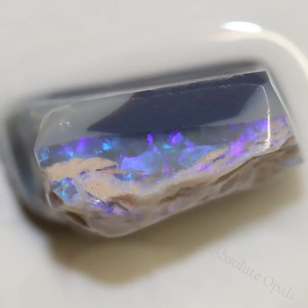 35.95 Cts Australian Black Opal Lightning Ridge Rough