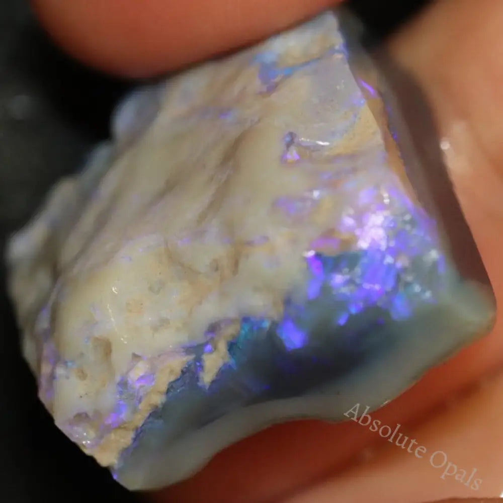 35.95 Cts Australian Black Opal Lightning Ridge Rough