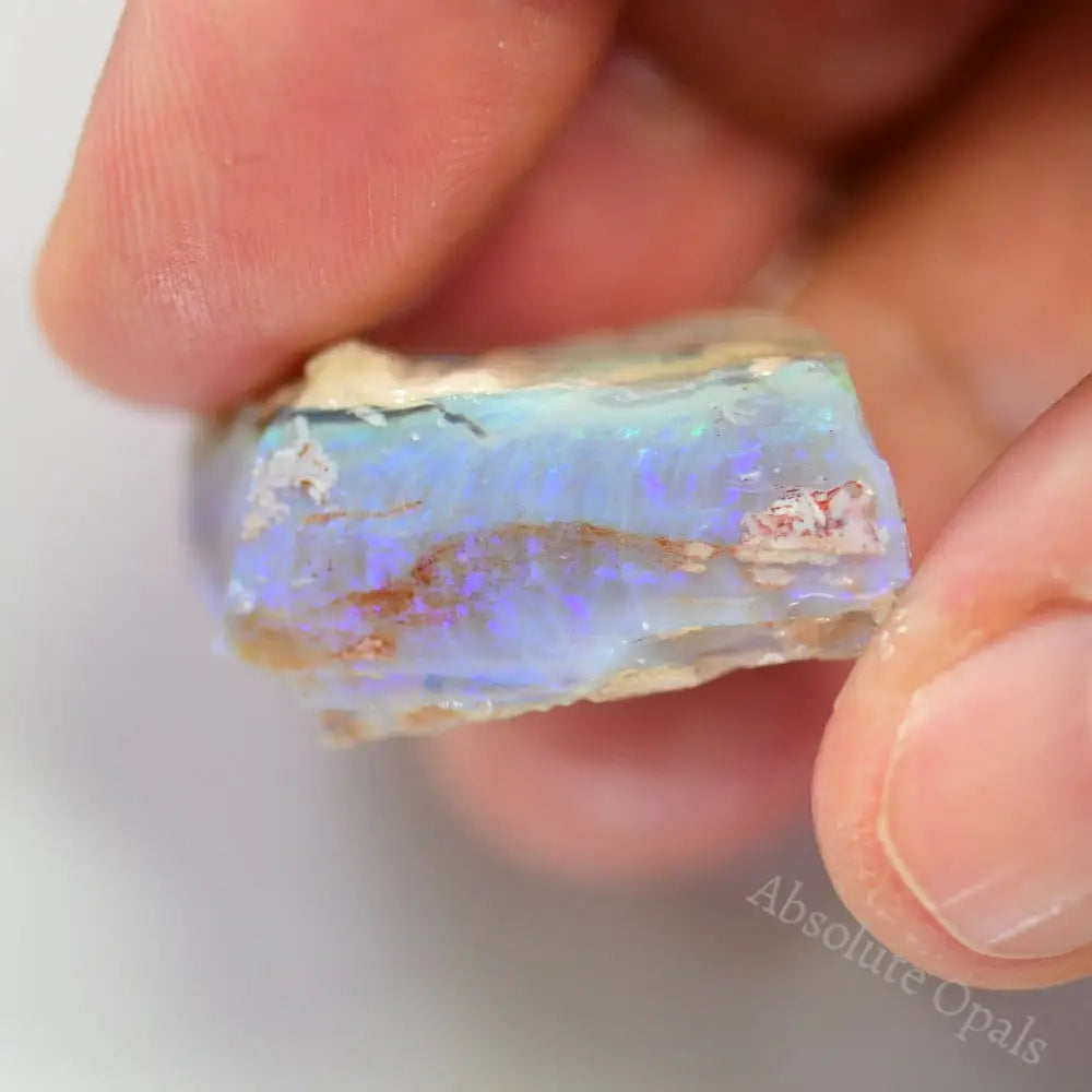 35 Cts Australian Rough Opal Lightning Ridge Single